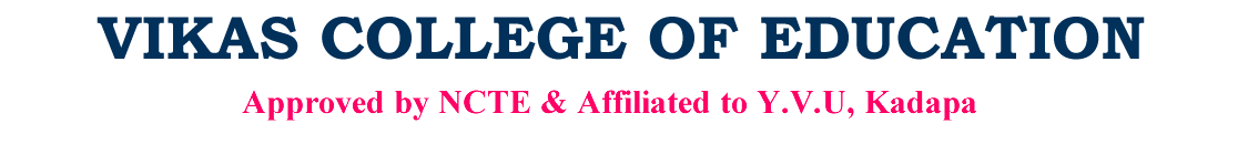 Vikas College of Education